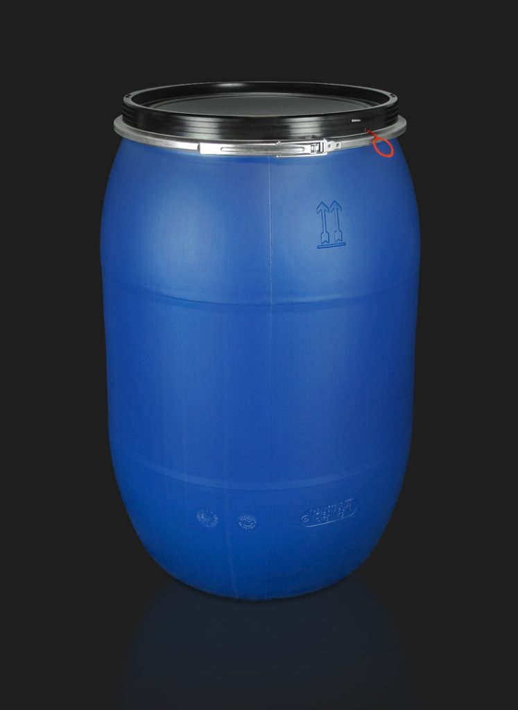 220 liter Dekselvat UN rond - Harcotom